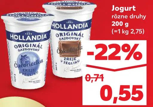 Jogurt Hollandia
