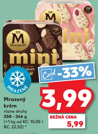 Magnum Mini Mrazený krém