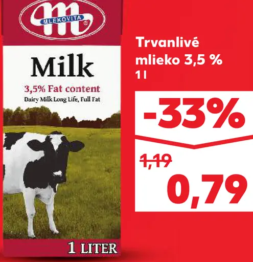 Milfina mlieko 3,5%