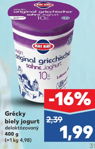 Král Kr Greek Griechischer jogurt
