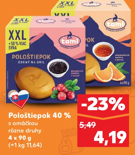 Kam Pološtiepok 40 %
