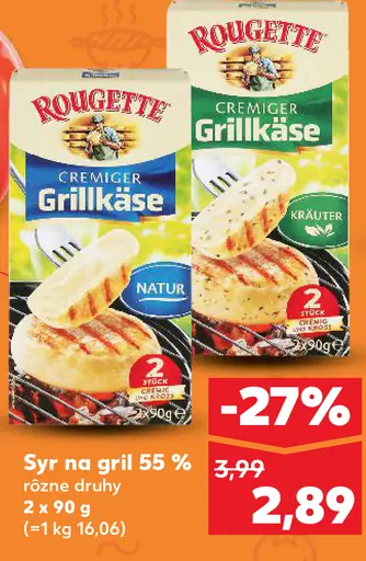 Rougette Syr na gril 55 %