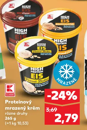 Proteínový mrazený krém