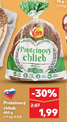 Váh proteínový chlieb