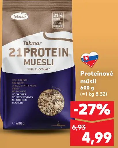 Tekmar 21 Protein Muesli