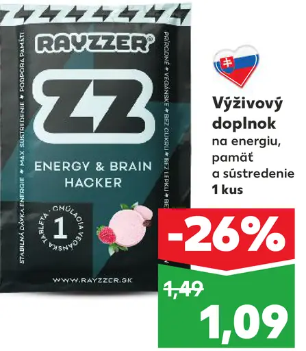 Rayzeep Výživový doplnok pre energiu a pamäť