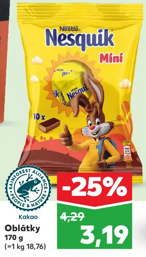 Nestlé Nesquik Mini obláty Kakao