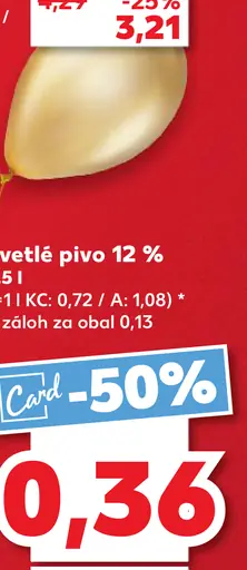 Steiger Svetlé pivo plechovka