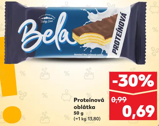 Tatry Line Bela Oblátka proteínová polomáčaná