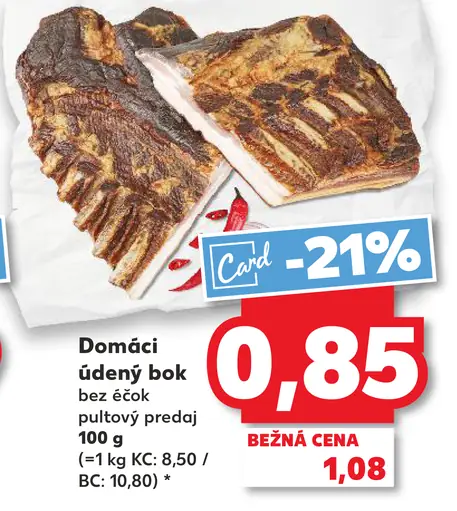 Domáci údený bok bez éčok
