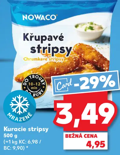 Nowaco Chrumkavé stripsy