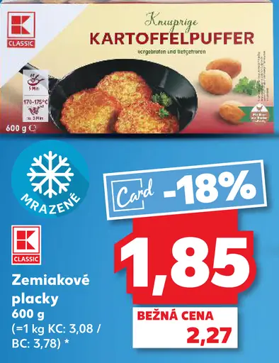 K-Classic Zemiakové placky