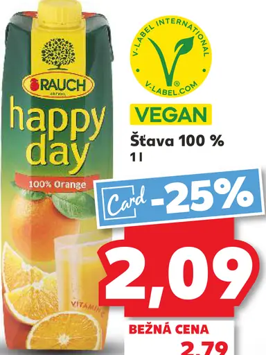 Rauch Happy Day 100% pomaranč