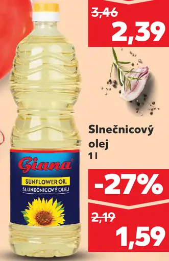 Giana Slnečnicový olej