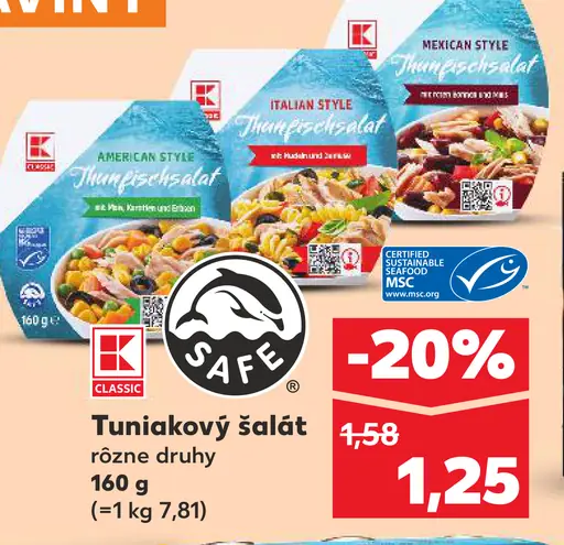 K-Classic Tuniakový šalát