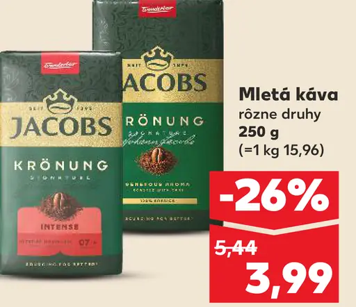 Jacobs Mletá káva
