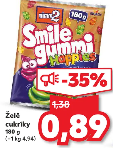 Smile Gummi želé cukríky