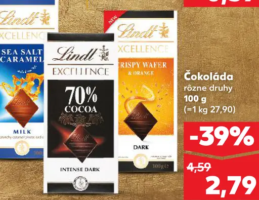 Lindt čokoláda