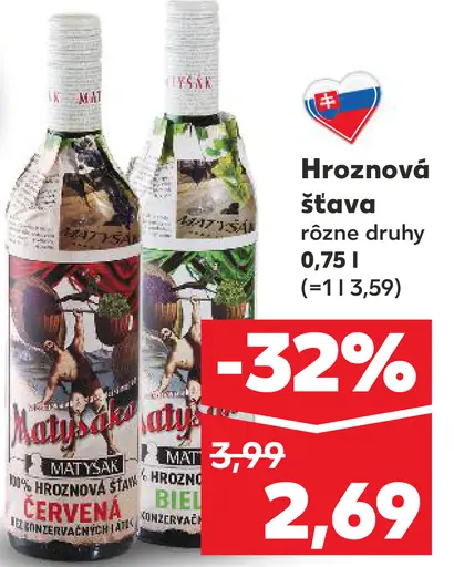 Matsumoto hroznová šťava