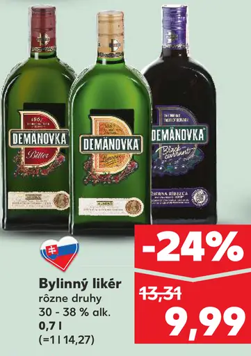 Demanovka bylinný likér