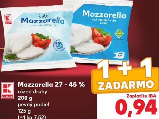 K-Classic Mozzarella