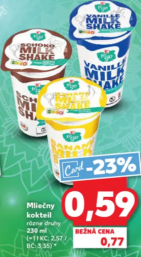 K-to go Mliečny kokteil
