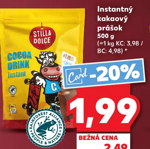 Stilla Dolce Instantný kakaový prášok