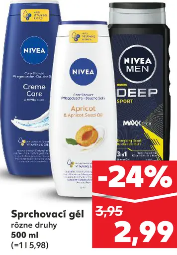 Nivea sprchovací gél