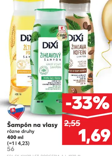 Dixi šampón na vlasy