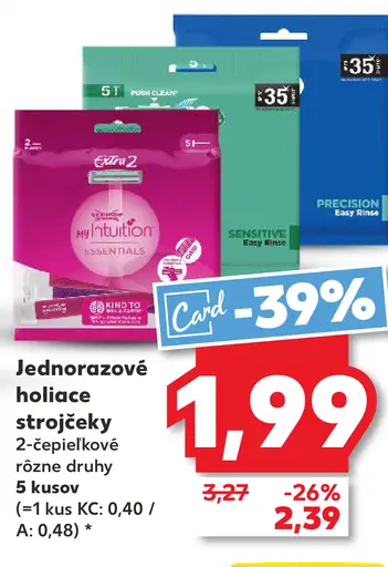 Gillette Jednorazové holiace strojčeky 2-čepeľkové