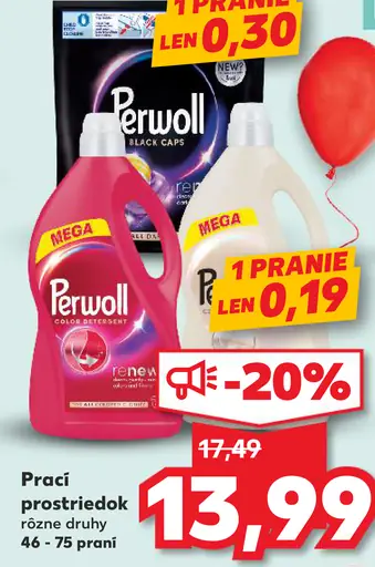 Perwoll Black Caps prací prostriedok
