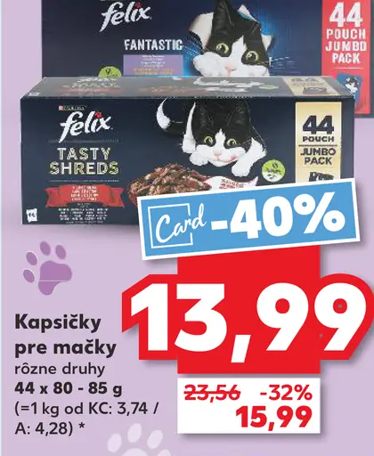 Felix Fantastic kapsičky pre mačky