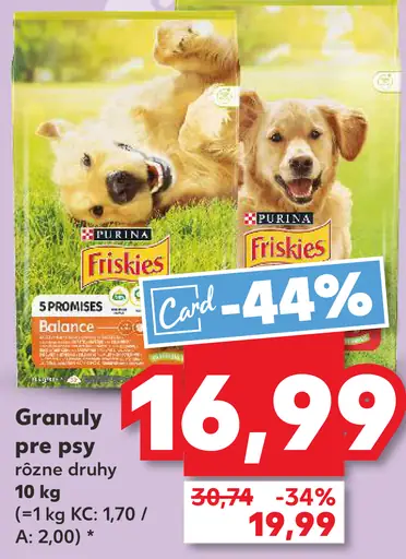 Friskies granuly pre psy