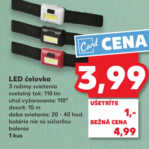 LED čelovka