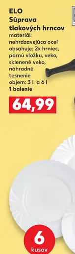 ELO Súprava tlakových hrncov