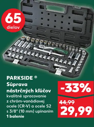 Parkside Súprava nástrčných kľúčov