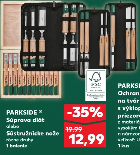 Parkside Súprava dlát alebo sústružnícke nože