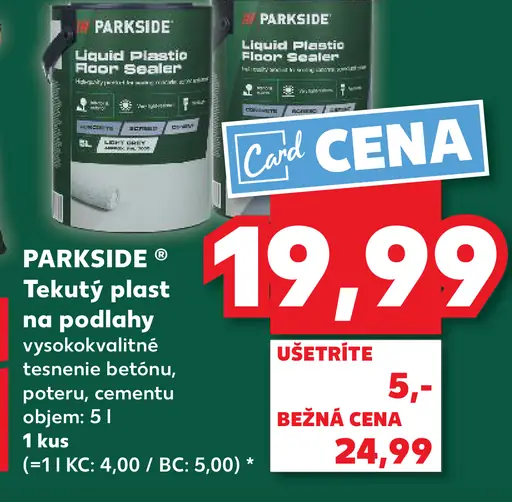 Parkside Tekutý plast na podlahy