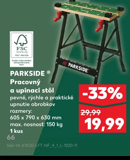 Parkside Pracovný kozlík