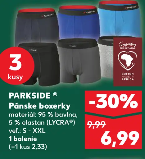 Parkside Pánske boxerky