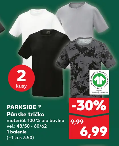 Parkside Performance Pánske tričko