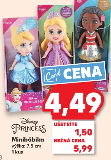 Disney Princess Minibábika