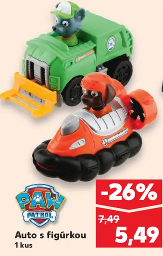 Paw Patrol vozidlo s figúrkou