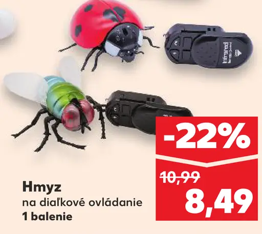 Hmyz na diaľkové ovládanie