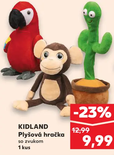 KIDLAND Plyšová hračka