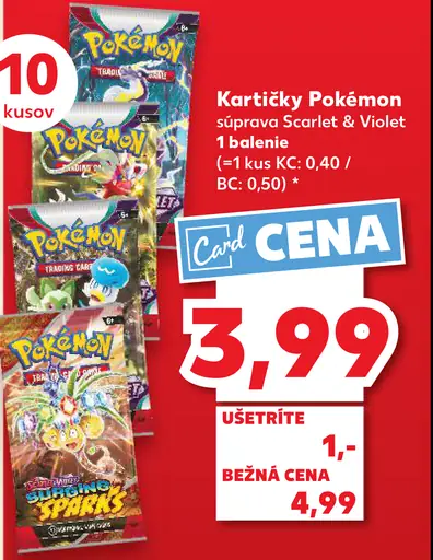 Kartičky Pokémon sada Scarlet & Violet