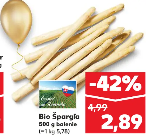 Špargľa Bio