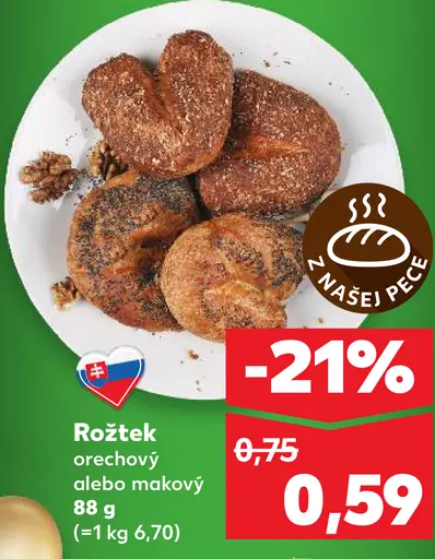 Rožtek orechový alebo makový