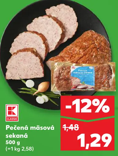 K-Classic Pečená mäsová sekaná