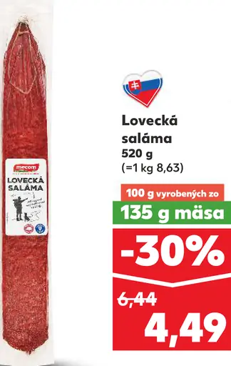Lahůdky CZ Lovecká saláma
